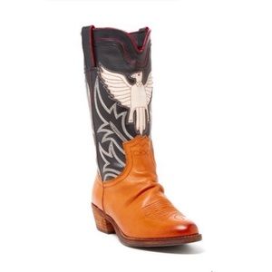 W8 Sam Edelman Sheldon Eagle Cowboy Boots
